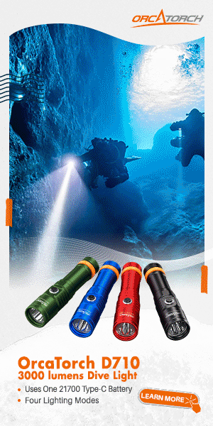 ORCATORCH - D710 duiklamp